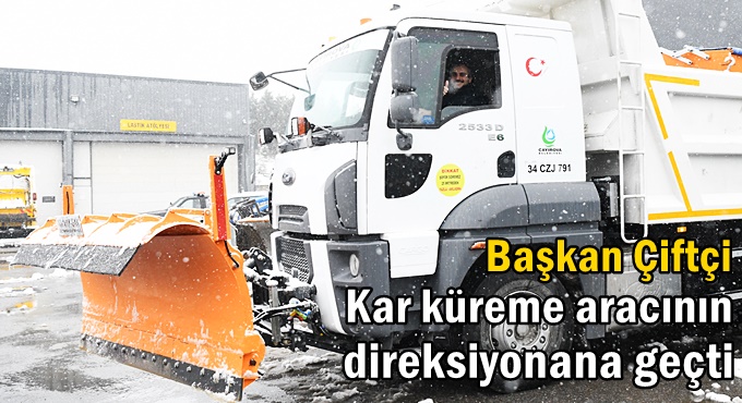 Çayırova’da karla 7/24  mücadele