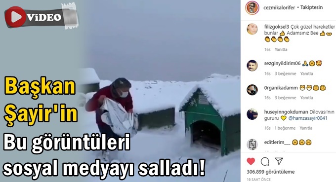 Başkan Şayir’i 300 bin kişi izledi