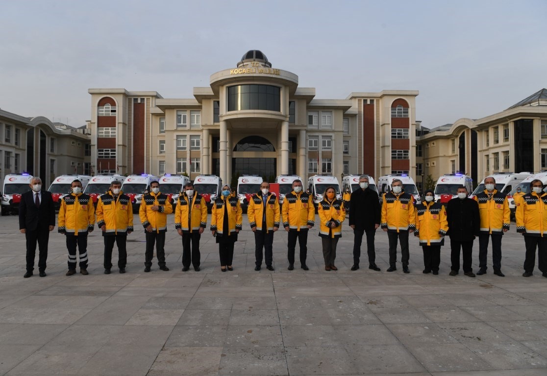 Kocaeli’ye 30 yeni ambulans!
