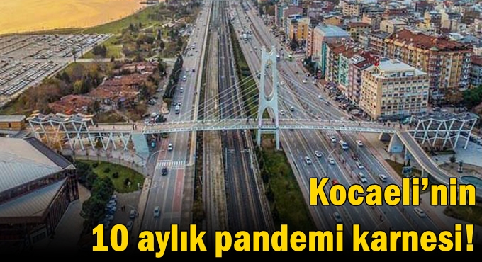 Kocaeli’nin 10 aylık pandemi karnesi!