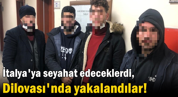 İtalya'ya seyahat edeceklerdi, Dilovası'nda yakalandılar!