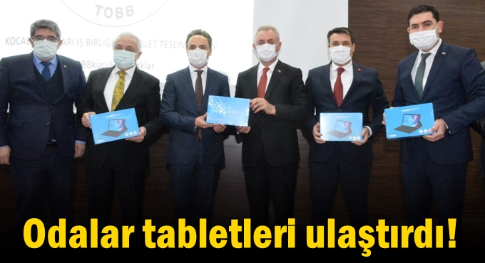 Odalar tabletleri ulaştırdı!
