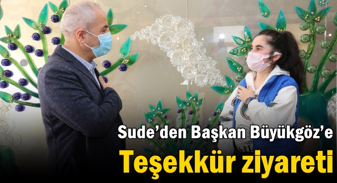Sude’den Başkan Büyükgöz’e Teşekkür Ziyareti