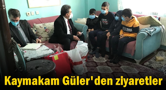 Kaymakam Güler'den ziyaretler
