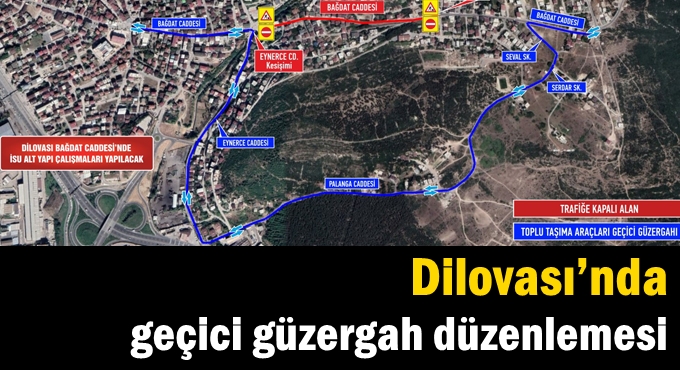 Körfez ve Dilovası’nda geçici güzergah düzenlemesi