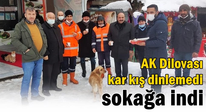 Yıldırım, kar kış dinlemedi, sokağa indi!