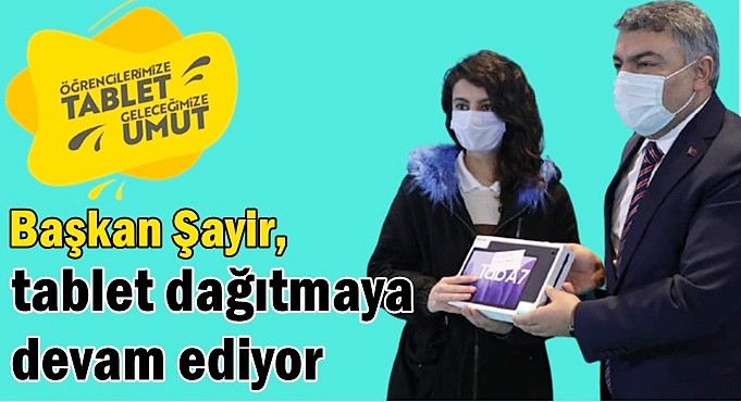 Dilovası’nda tablet dağıtımları devam ediyor
