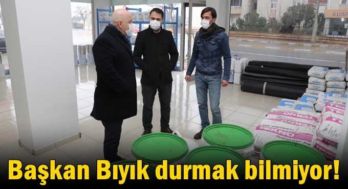 Başkan Bıyık durmak bilmiyor!