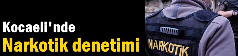 Narkotik alan denetimine Araçlar takıldı