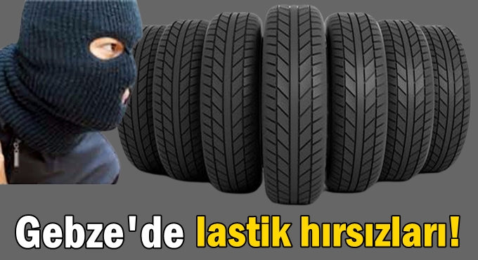 Çelik janta takılı araç lastiklerini çaldı