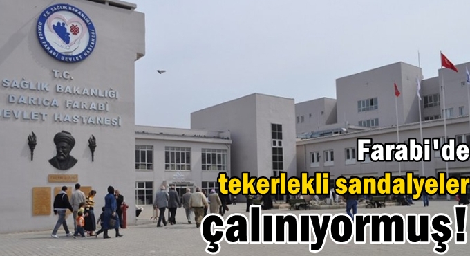 Farabi’de tekerlekli sandalyeler çalınıyormuş!