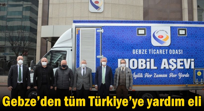 Gebze’den tüm Türkiye’ye yardım eli