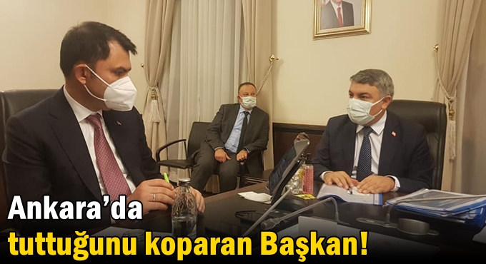 Ankara’da tuttuğunu koparan Başkan!