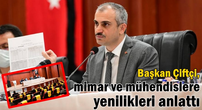 Çiftçi, mimar ve mühendislere yenilikleri anlattı