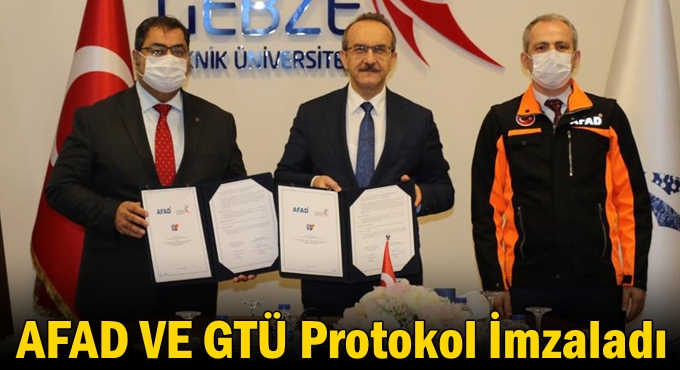 AFAD VE GTÜ Protokol İmzaladı
