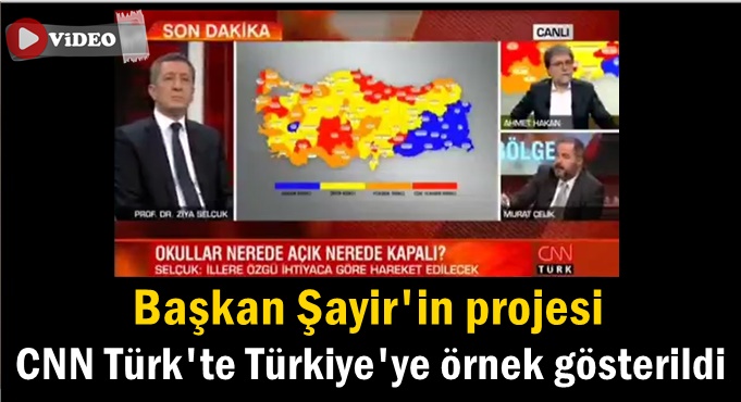 Başkan Şayir’in projesi Türkiye'ye örnek gösterildi
