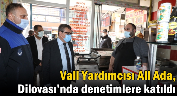 Vali Yardımcısı Ali Ada, Dilovası’nda denetimlere katıldı