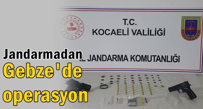 Jandarma’dan Balçık’ta operasyon