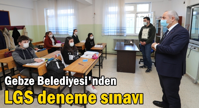 Gebze Belediyesi'nden LGS deneme sınavı