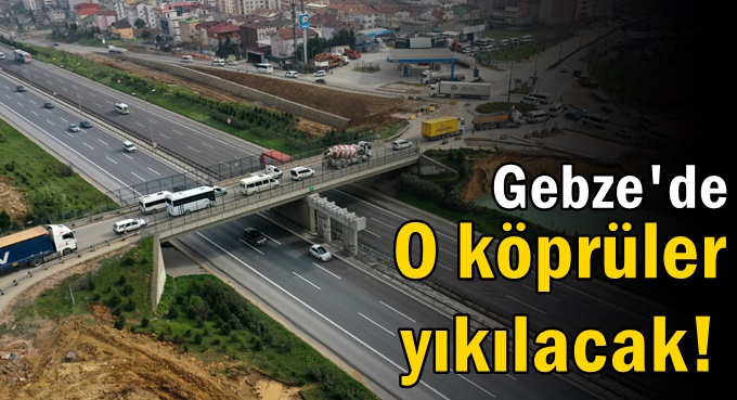 Gebze’deki dev projede çalışmalar Kuzey yan yolda yoğunlaştı