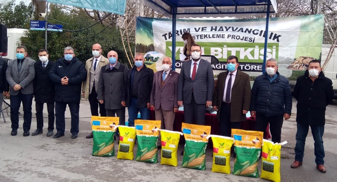 50 hibeli tohum desteği çiftçilere ulaştırılmaya başlandı