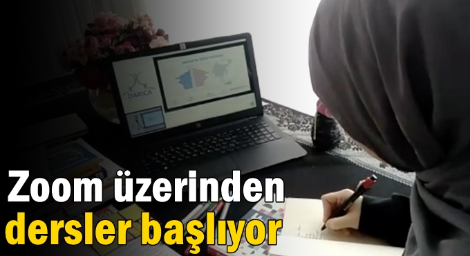 Darıca Belediyesi'nden üniversite ve lise hazırlık kursiyerlerine uzaktan eğitim desteği