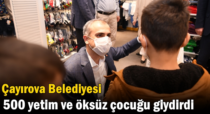 Çayırova Belediyesi 500 yetim ve öksüz çocuğu giydirdi