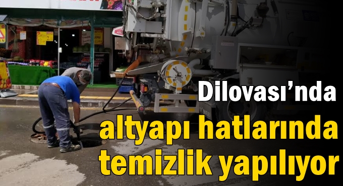 Dilovası’nda altyapı hatlarında temizlik yapılıyor