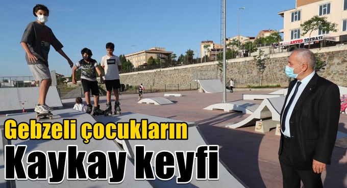 Skate Park’ta ilk test Gebzeli gençlerden