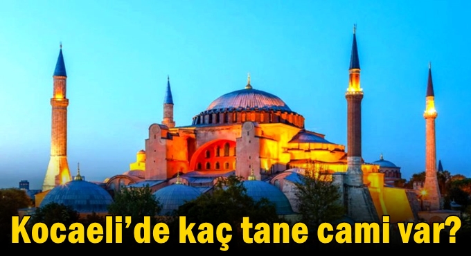 Kocaeli’de kaç tane cami var?