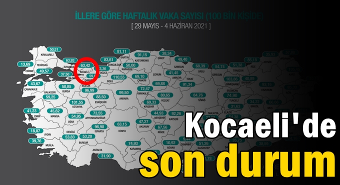 Vaka sayıları açıklandı! Kocaeli'de son durum