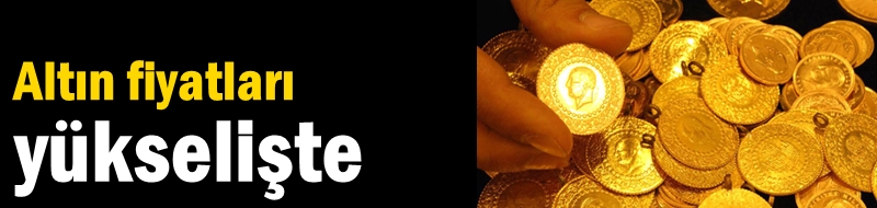 Altın fiyatları yükselişte