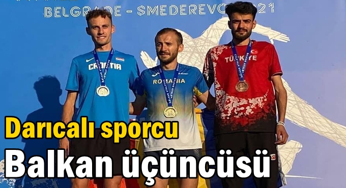 Darıcalı sporcu Balkan üçüncüsü