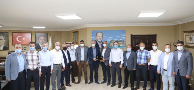Başkan Ellibeş, ilçe başkanlarını ağırladı