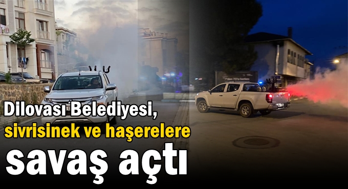 Dilovası Belediyesi, sivrisinek ve haşerelere savaş açtı