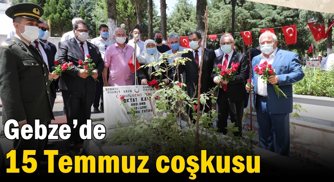 Gebze’de 15 Temmuz coşkusu
