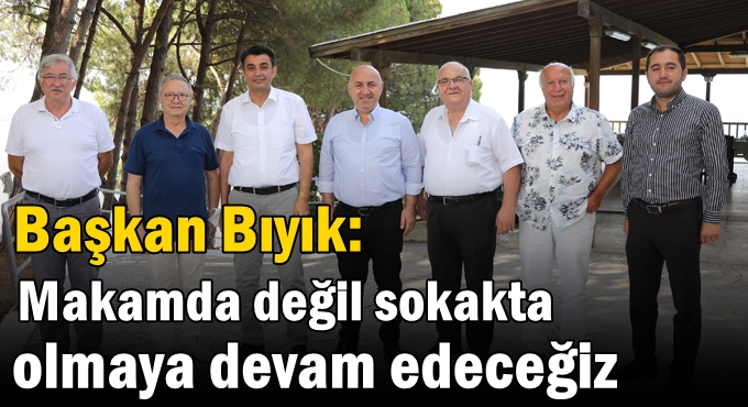 Bıyık: ‘Makamda değil sokakta olmaya devam edeceğiz’