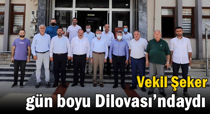 Vekil Şeker gün boyu Dilovası’ndaydı