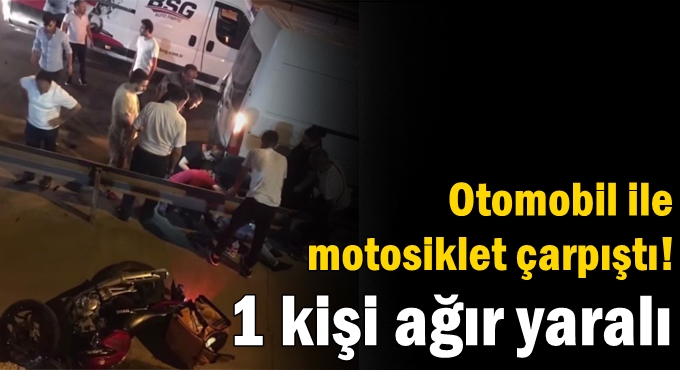 Gebze'de feci kaza! 1 kişi ağır yaralı