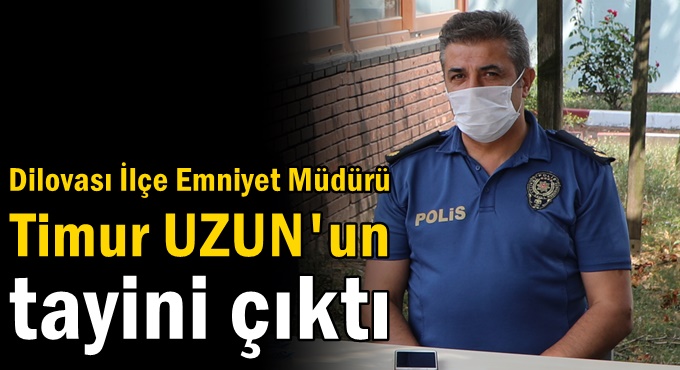 Dilovası Emniyet Müdürü Zonguldak’a atandı