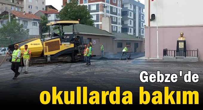 Ekiplerden Okullarda Bakım Çalışmaları