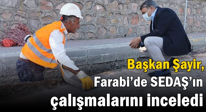 Şayir, Farabi’de SEDAŞ’ın çalışmalarını inceledi