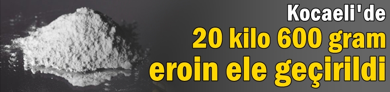 Tırda 20 kilo 600 gram eroin ele geçirildi