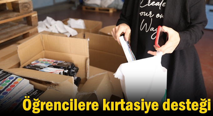 Çayırova Belediyesi'nden Öğrencilere kırtasiye desteği