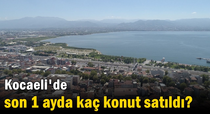 Kocaeli'de son 1 ayda kaç konut satıldı?