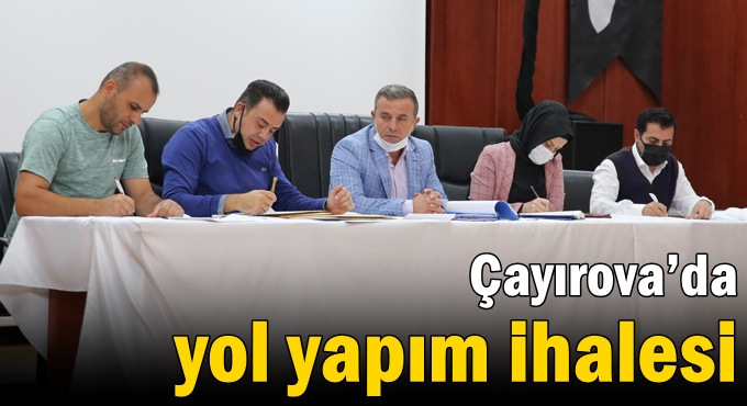 Çayırova’da  yol yapım ihalesi