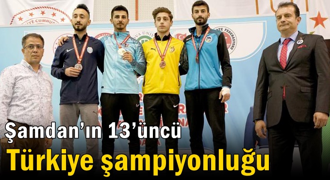 Şamdan’ın 13’üncü Türkiye şampiyonluğu