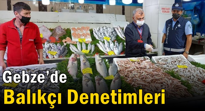 Gebze’de Balıkçı Denetimleri