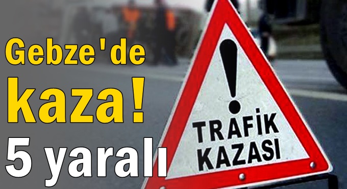 İşçi servislerinin çarpıştığı kazada 5 kişi yaralandı