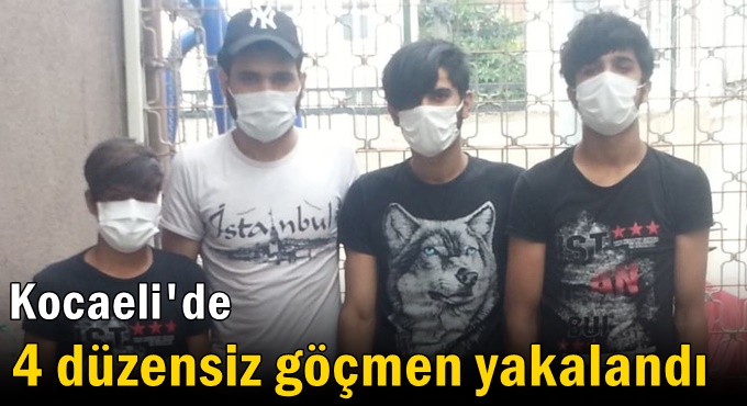 Kocaeli'de 4 düzensiz göçmen yakalandı